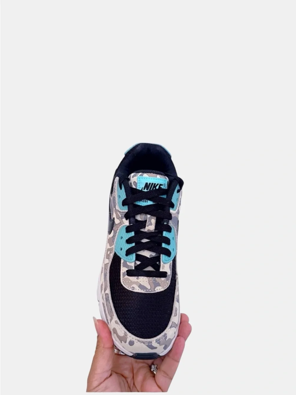 Nike Air Max 90 Camo Pack Aurora Green Sneakers Size 6.5Y / 8 Women